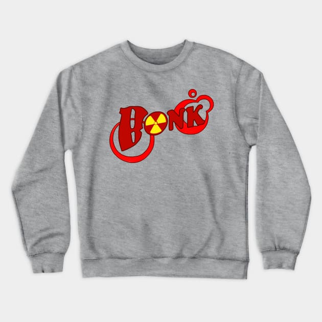 BONK RED Crewneck Sweatshirt by Wolverax_PootPoot